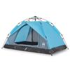 Tente de camping - vidaXL - Dôme 3 personnes - Imperméable - Système de dégagement rapide - Bleu