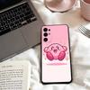 Cartoons Pink k-Kirbys-KK  Phone Case For Samsung S25,S24,S21,S22,S23,S30,Ultra,S20,Plus,Fe,Lite,Note,10,Black Cover