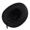Bull Head Rivet Decor Band Western Cowboy Hat Breathable Viscose Fiber Hat Wide Brim Sun Hat  Party