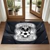 Coventry City Football Design Crystal Velvet Rug Soft Decorative Mat for Bedroom Entrance
