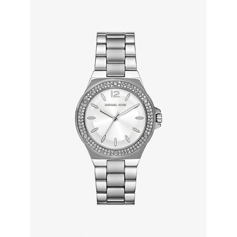 Michael Kors Lennox Pavé Silver-Tone Watch MKO1188 серебряный