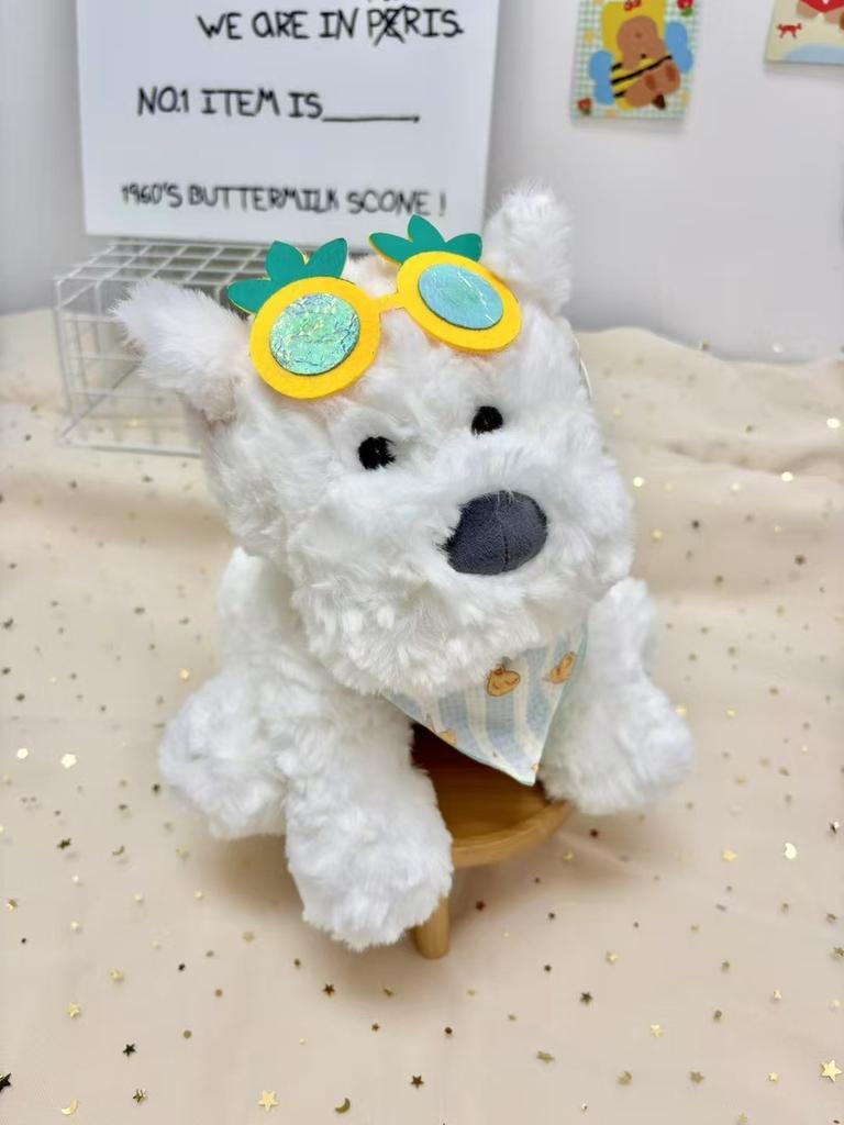 West Highland White Terrier Plush Toy Gift For Events And Decor