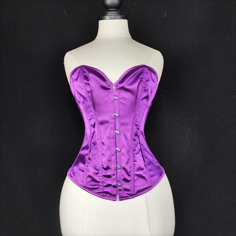 Halloween Court Corset Satin Bustier Push Up Shapewear