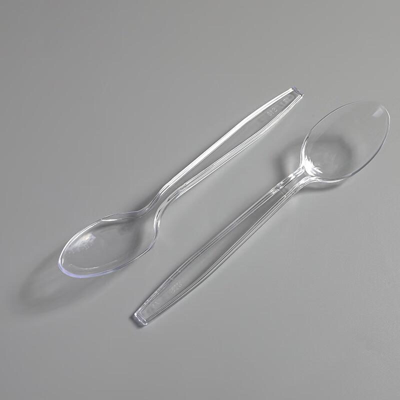 ZISIZ Transparent Plastic Cutlery Set