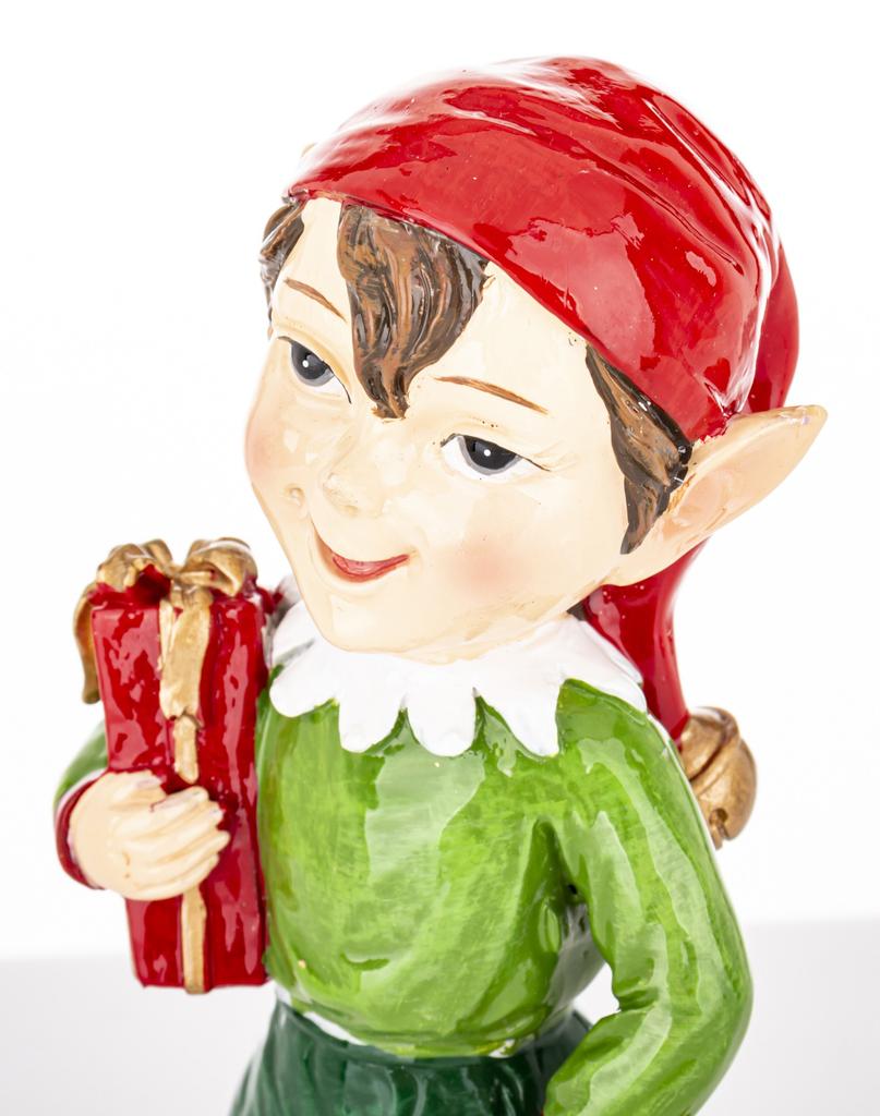 Santa' Christmas Elf Helper Figurine Decoration 16.5X7X6