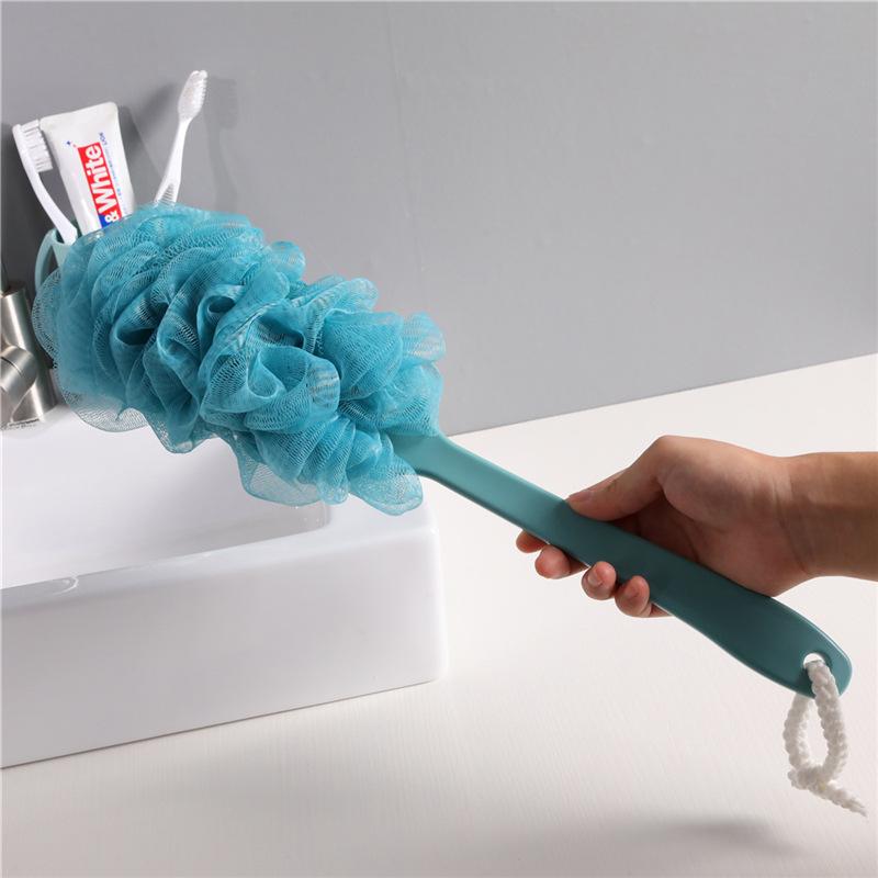 Large Long Handle Bath Rub Bath Bath Ball Flower, Bathroom Bath Brush Bath Rub Bath Brush Bath Rub Back with Lanyard