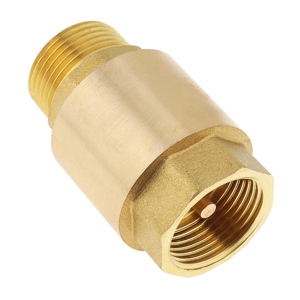 3/4 Zoll Messing Außengewinde Rückschlagventil für Brunnenpumpen / Bewässerungssysteme / Industriepipelines, Einweg-Rückflussverhinderungs-Rückschlagventile