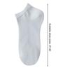 1 Pair Men Cotton Socks Mid-tube No Odor Thin Mesh Solid Color High Elasticity Anti-slip Sweat-absorption Anti-shrink Sports Fou