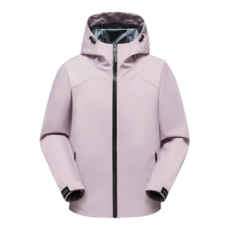 Men Women Waterproof Windproof Hiking Jacket Outdoor Climbing Raincoat Lightweight Fall Season Hooded Shell Coat