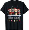Meowy Catmas Funny Cat T-Shirt Xmas Tree Unisex Tee