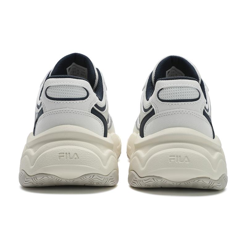 Fila Mars 4 Comfortable Trendy Fashion Versatile Durable Breathable Low-Top Running Shoes Men Sneaker White Blue F12M522101FSM