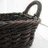 Nagao Washable with 010R30DB Basket, Rectangular, Handle, 30cm,