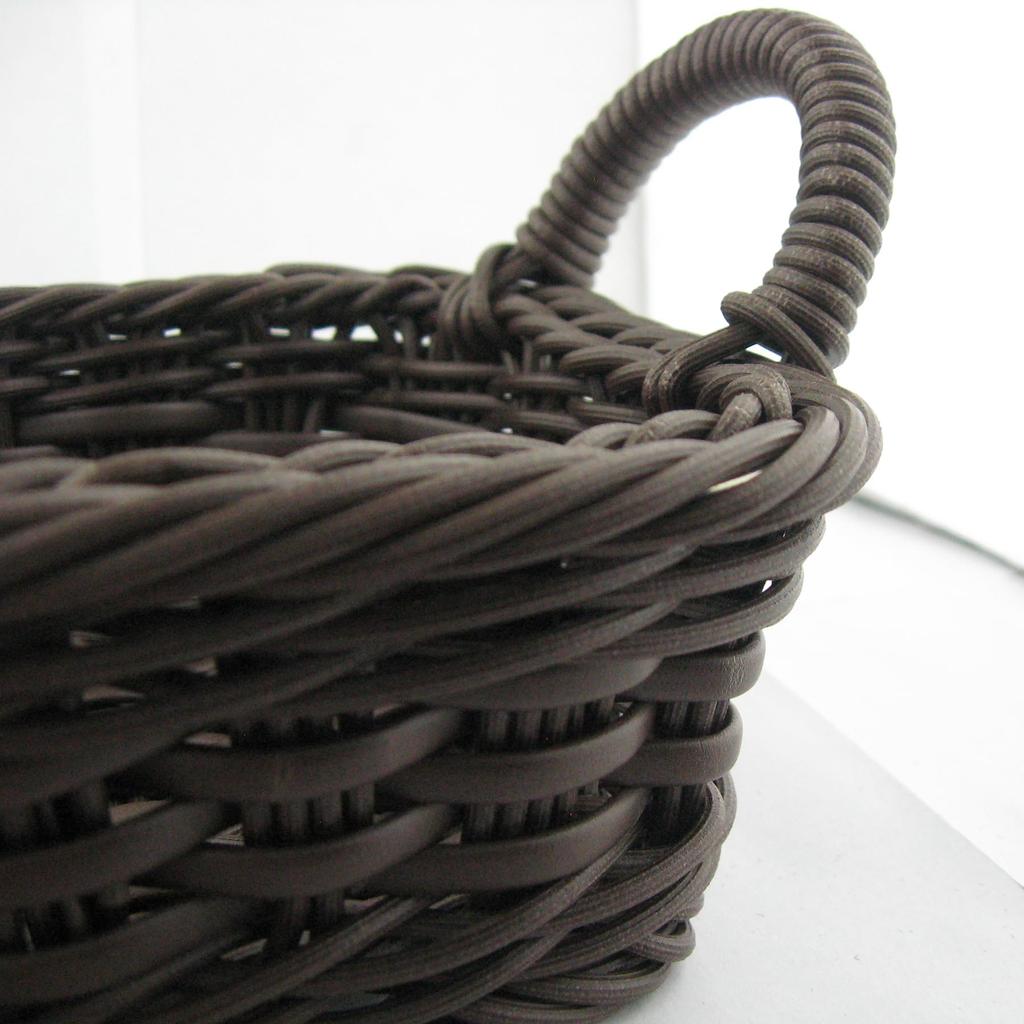 Nagao Washable with 010R30DB Basket, Rectangular, Handle, 30cm,