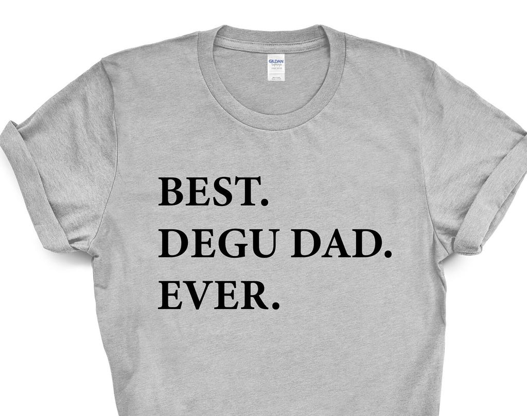 Degu Dad T-Shirt, Best Degu Dad Ever Shirt Gift - 3309