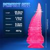 Octopus Tentacle Anal Plug Oversized Transparent Crystal Simulation Dildo Female Masturbator