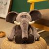 Plush Cute Elephant Doll With Pp Cotton Filling For Kids Bedroom Decoration