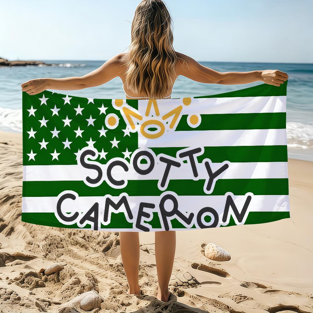 Fashion Print S-Scotty C-Cameron Towel Beach Towel Oversized Quick Dry Towel Absorbent Soft Swim Beachtowels For Men Women