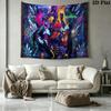 KDA Wall Tapestry Aesthetic Wall Hanging Printed Fabric Blanket Decorative Tapestries for Bedroom Living Room Home Decor