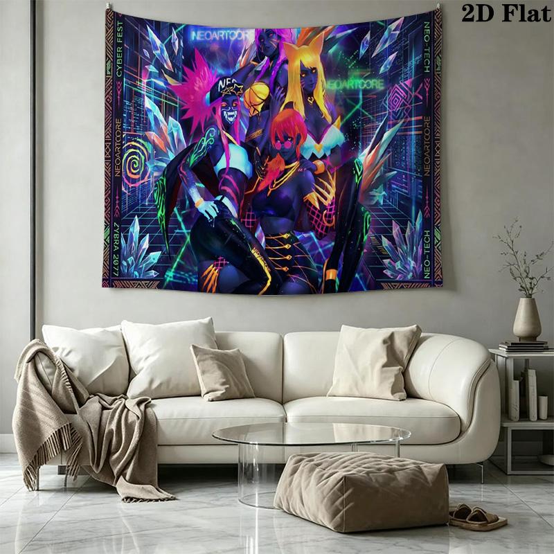 KDA Wall Tapestry Aesthetic Wall Hanging Printed Fabric Blanket Decorative Tapestries for Bedroom Living Room Home Decor