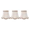 3PCS Clip On Design Lampshade Fabric Chandelier Lamp Shades Modern Small Lamp Shades  Indoor Lamp