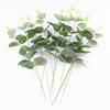 10/20PCS Eucalyptus Artificial Leaves Branches Fake Plants for DIY Christmas Wreath Wedding New Year Party Table Home Decoration