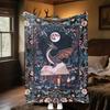 1pc Medieval ornate Baroque dragon blanket, al season lightweigh Poster blanket home office outdoor nap multifunc Poster blanketional blanket