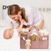 Baby Diaper Caddy with Handle Multiple Compartments Large Capacity Portable Baby Diaper Caddy Organizer Storage Bag