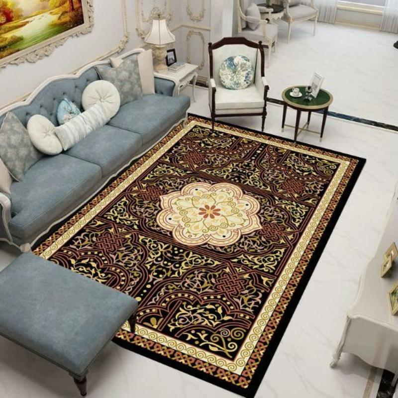 Retro Carpets for Living Room Persian Moroccan Decoration Home Carpet Large Area Rugs for Bedroom Lounge Rug Big Size 180x200