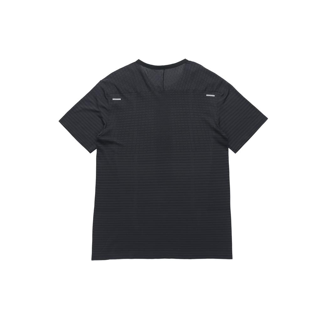 Nike Techknit Ultra Light And Breathable Running Short Sleeve Male Black Men's CJ5345-010