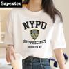 Brooklyn 99 Unisex T-Shirt Damen 2024 Grunge Vintage Lustige Kleidung T-Shirt Streetwear