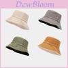 Mens Wide Brim Fisherman Hat With Solid Color And Double Sided Design For Outdoor Activities