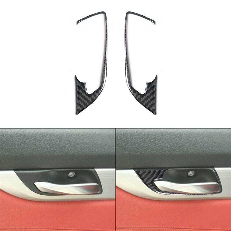 Carbon Fiber Car Interior Center Console Gear Shift Panel Frame Trim Sticker For BMW Z4 E89 2009-2016 Auto Styling Accessories