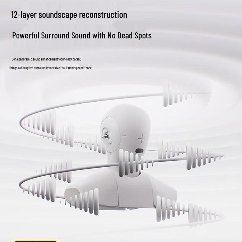 SANAG S7S AI Bluetooth Ear Clip Open-Ear Sport Earbuds