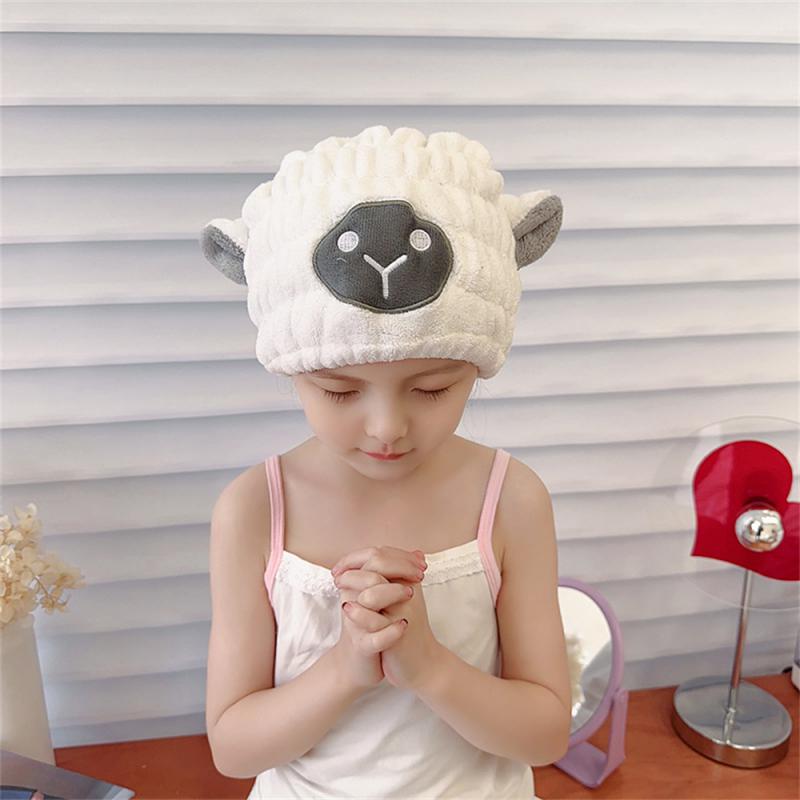 

Детские быстросохнущие сушилки для волос, полотенце для ванной, шапка с милым медведем, детское полотенце для душа для женщин и детей CHINA