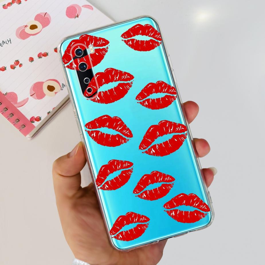 For OnePlus Nord Case AC2001 AC2003 Stylish Painted Cover Soft Siliicone Phone Case For Oneplus 8 Nord 5G One Plus Z Back Shell