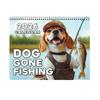 Dog Gone Fishing Calendar 2026 Coil Binding Smooth Page Turn Desk