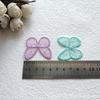 4cm Embroidered Butterfly Organza Hair Clip DIY Accessory