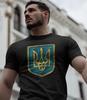 Ukraine T-Shirt Mens Womens Tees Top Pride Ukraine Flag Hand Drawn Trident T Shirt Mens Womens Tees Top Ukrainian Shirt