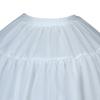 Women Crinoline Petticoat Cage White Hoop Skirt Slips for Wedding Bridal Dress