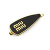 Miu Miu 5if147 2f6t F0002 Logo Enamel Hair Clip