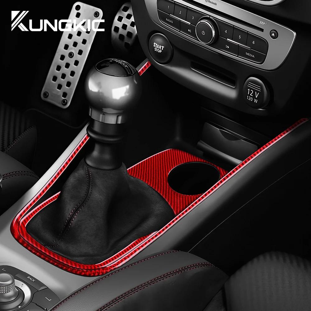 Carbon Fiber Gear Shift Collar for Renault Fluence Megane 2009-2015 LHD RHD Interior Panel