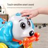 Interactive Barking Dog Leash Toy for Toddlers (Ages 1-3) - Realistic Pull & Play with Electric Music