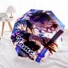 Personalized Name Demon Slayer1 Print Umbrella - Automatic Open/Close, Eight-Rib Durable Frame, Automatic Folding Umbrella