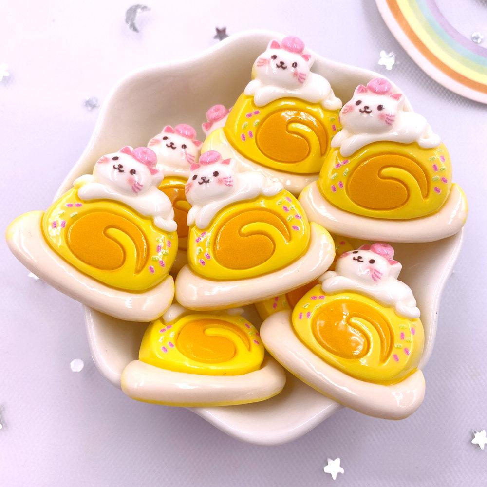 Resin Colorful Kawaii Prince Boy Princess Girl Flat Back Stone Cartoon Figurines 6PCS Scrapbook DIY Bow Decor Accessories Crafts