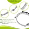 78" Hydraulic Clutch Line Stainless Steel Fit 16"-18" Handlebar Compatible with Harley Touring 2017-2020 Softail S Models and CV
