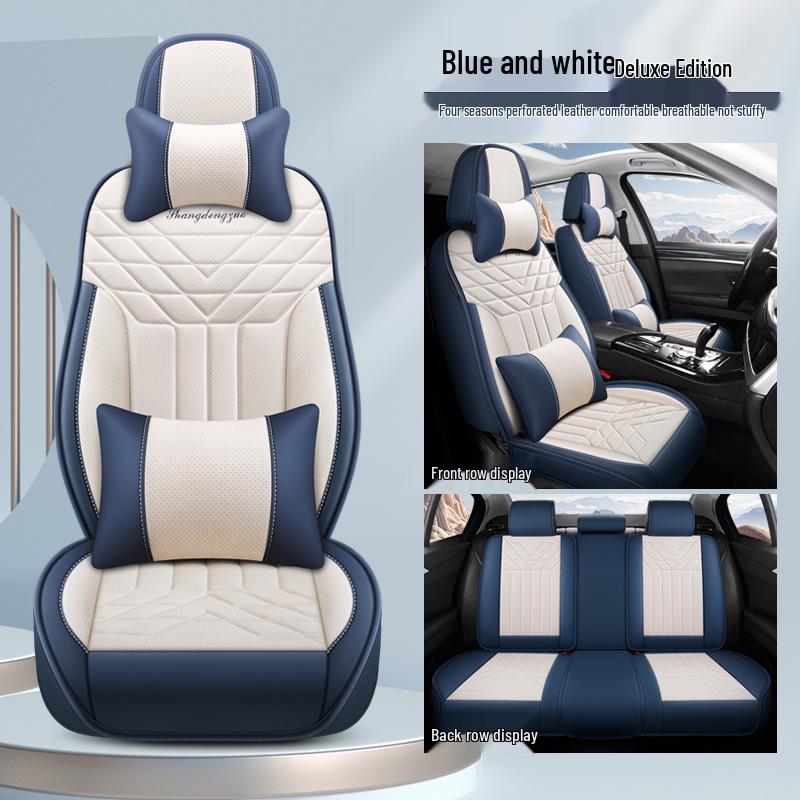 Skoda New Octavia Seat Cover - Full Coverage for 2013/14/16/18/19 Models, All Season, Five-Seater Cushion