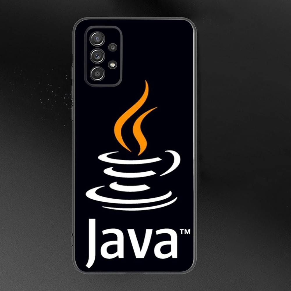 Java Phone Case For Samsung Galaxy A 91,80,73,72,71,53,52,51,22,5G Shockproof Soft Black Cover