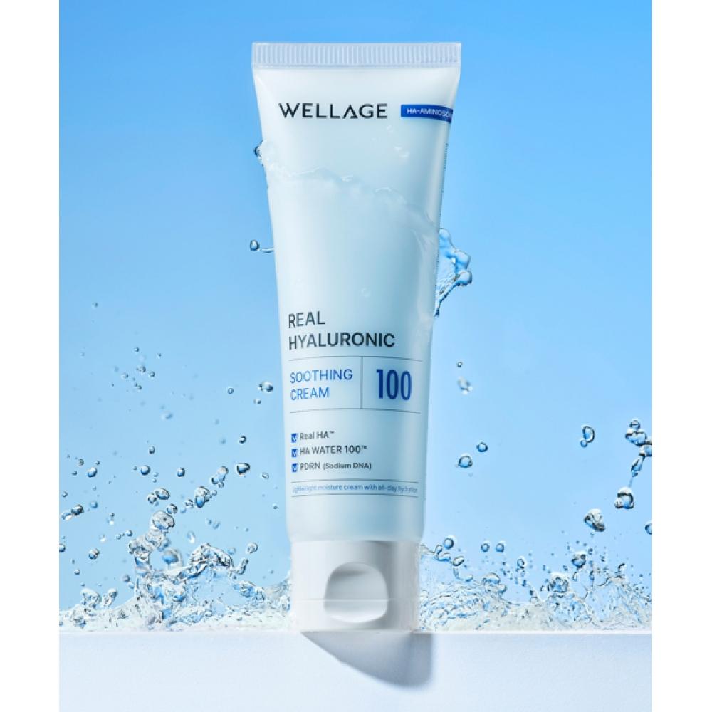 Wellage Real Hyaluronic Soothing Cream 80ml NONE