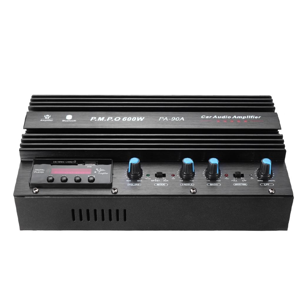 1500W USB/AUX/SD/FM HIFI Stereo Power Amplifier Class AB Wireless Bluetooth Audio Amplifier Input Radio & Remote Control