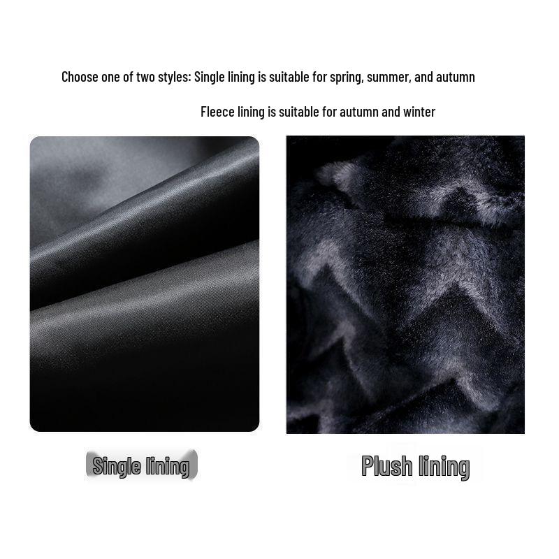 Vielseitige Herren-Wolljacke mit Revers – Mit Samt gefüttert, dick für Frühling & Herbst